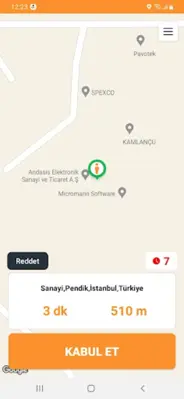 Taksim Sürücü android App screenshot 1